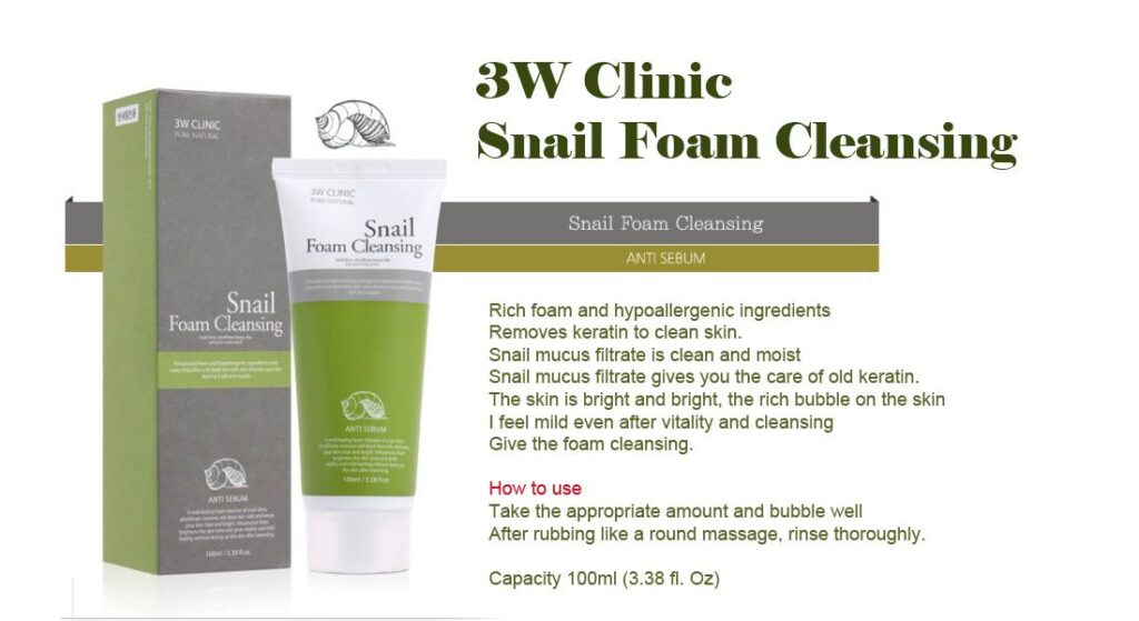 Face Snail Cleansing Foam