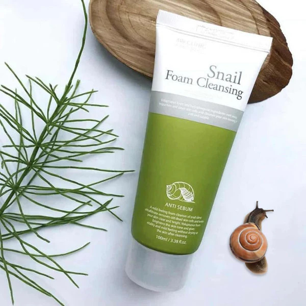 3W CLINIC Snail Foam Cleansing 100ml